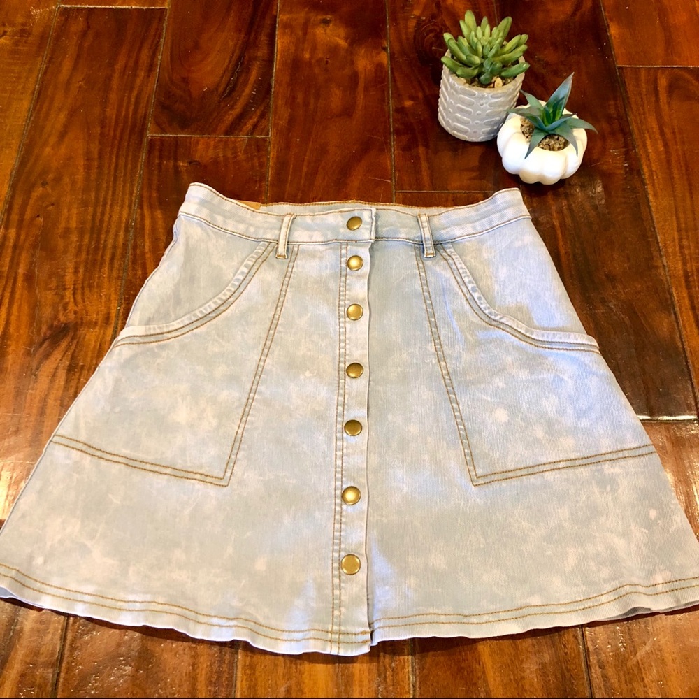 Rue 21 High Waisted Denim Skirt